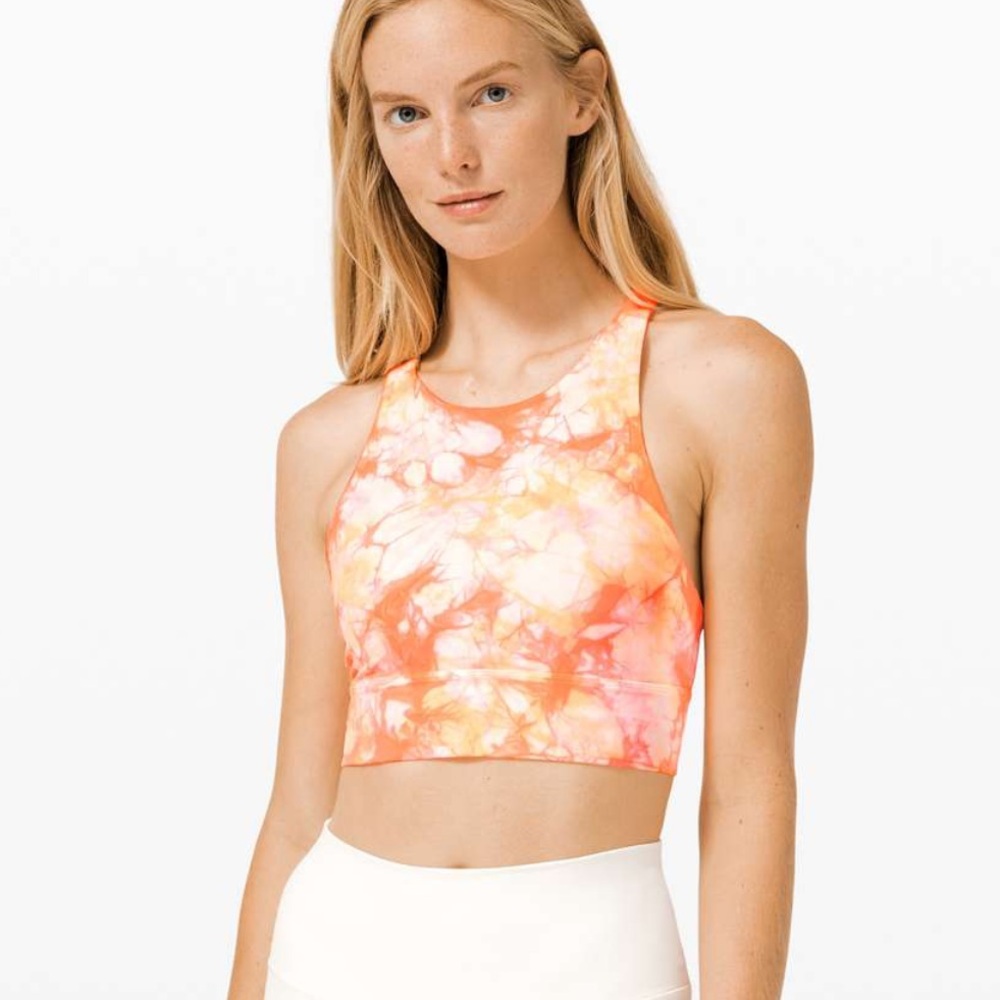Lululemon shibori high neck energy bra